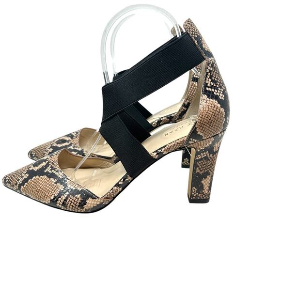 Cole Haan Grand Ambition Maikki Pointed Toe Pump Amphora Snake Print Size 8.5 - Picture 13 of 16